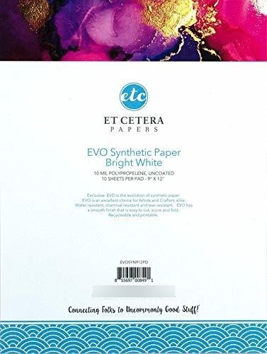 Papel Decorativo - Et Cetera Evo 9 X 12 Inch Alcohol Ink Pap