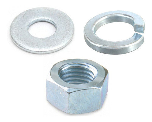 Kit Tornillo Coche Galvanizado 1/2'' X 3/4'' (1000 Pz)