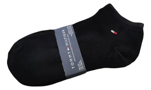 Calcetines Invisibles Acolchados Hombre Tommy Hilfiger Negro