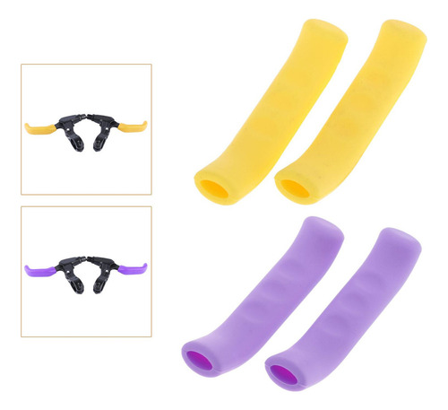2 Pares De Fundas Protectoras For Manillar De Freno De