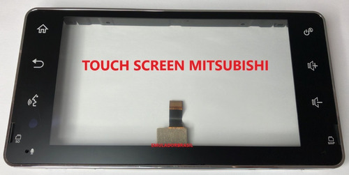 Tela Touch Screen Central Mitsubishi Pajero Toque