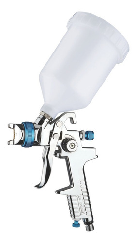 Aerografo Pistola 827 P Hvlp Gravedad 1.4mm Blue Pintor P46