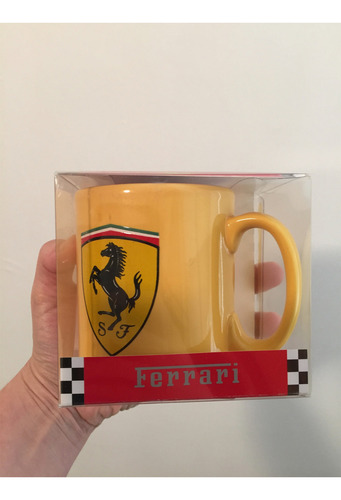 Taza Marca Ferrari Original