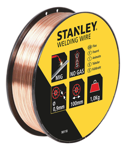 Alambre Flux Stanley No Gas De 0,9 Mm X1kg