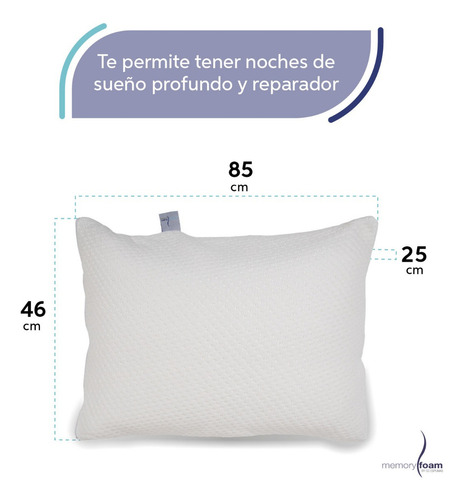 Almohada Memory Foam Cloud King Size