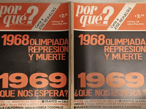 Revista Por Que? # 28 1968 Represion Y Muerte