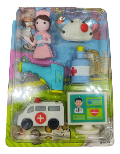 Set De 5 Paquetes De Gomas Con Diseño De Enfermería