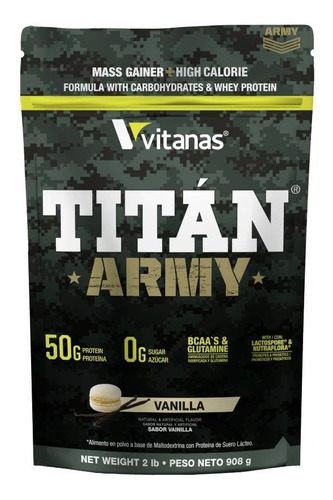 Titan Army 2lbs Proteína Aumento De Volumen  Sin Azúcar