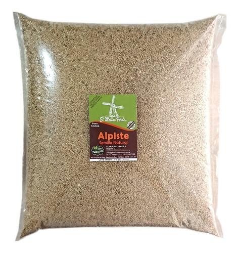 Alpiste Semilla Natural 5 Kilos - Kg a $13000