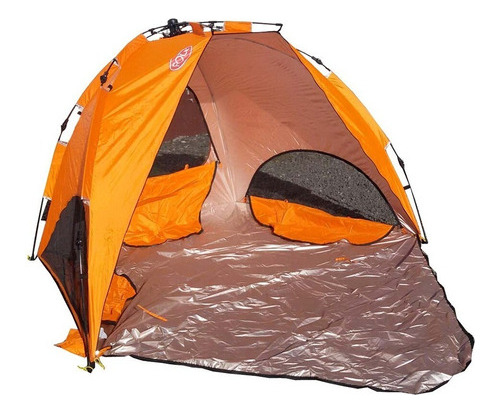Carpa Playera Aluminizada Foco Easy Tent 242x152x137 Cm Mm