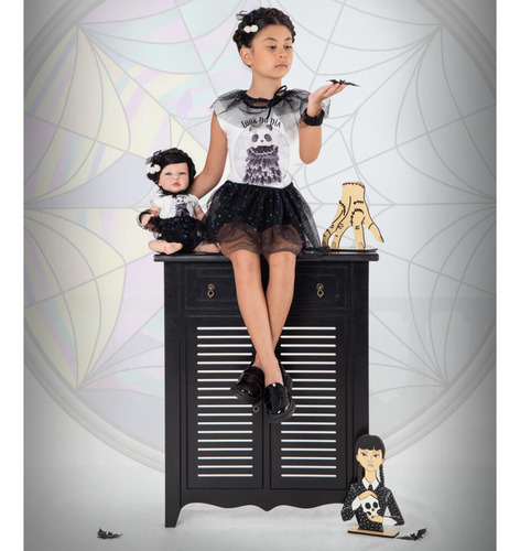 Conjunto Pandinha Ma0231 +roupa Boneca Marthiê