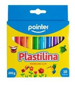 Box Plastilina X10 Colores Pointer Mayor Y Detal 