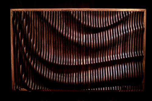 Mural Parametrico Royal Arte De Pared Royal Marrón Oscuro