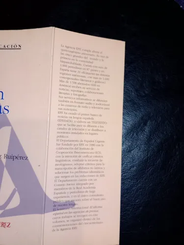 El Idioma Español En Las Agencias De Prensa Sánchez Ruipérez