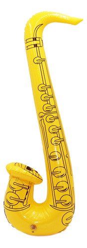 5 Saxofones Inflables Grande 70cm Fiesta Batucada Boda
