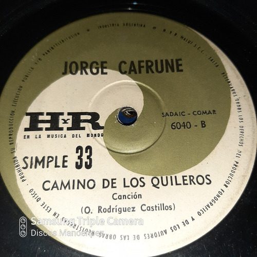Simple Jorge Cafrune Hyr C20