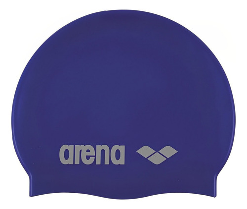 Gorra Natación Arena Classic Adulto Silicón Gorro Unisex Color Azul Diseño De La Tela Liso Talla Unitalla