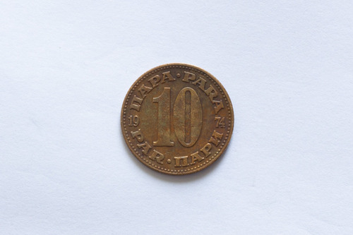 Moneda - Yugoslavia- Colección - Numismática - Dinar - 1974