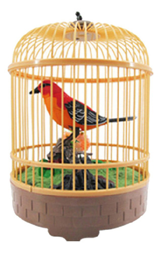 Hermosa Decoración Cantando Y Chirping Jaula De Pájaros