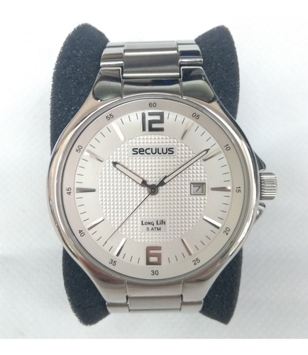 Relógio Masculino Seculus 28167g0sbna2 Prata- Leia O Anúncio