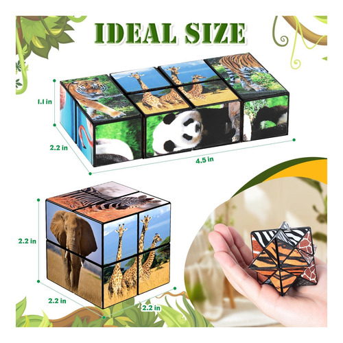 2 En 1 Estrella Cube Magic Cube Set, Infinity Cube Fidget De