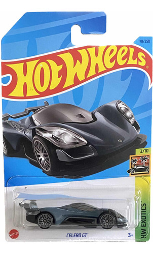 Hot Wheels Celero Gt Gris Obscuro Hw Exotics 3/10 | 2022