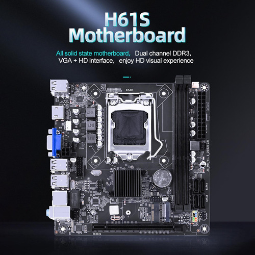 Placa Base De Escritorio 2x Ddr3 De Doble Canal Compatible