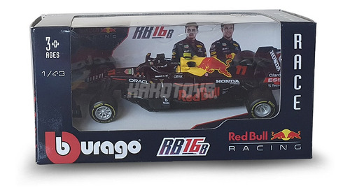 Miniatura F1 Red Bull Rb16b #11 Sergio Perez Bburago 1:43