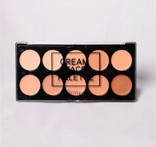 Corrector facial paleta Beauty Creations Cream Face Palette para piel todo tipo de piel
