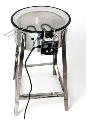 Tacho Pasteleiro Ipê Cozinhas Elétrico Esmaltado 16pol C/ Pé Cor Inox 220v