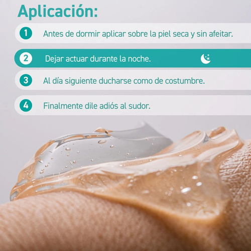 Antitranspirante Odaban Gel 50ml Unisex - Protección Efectiva Contra La Sudoración Excesiva En Manos, Pies Y Rostro