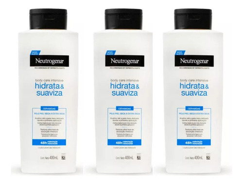 Neutrogena Hidrat Corporal Hidrata E Suaviza Kit C3un 400ml