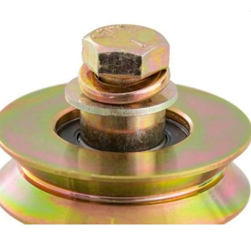 Imagen 2 de 6 de Rueda Para Porton Corredizo Con Perno 100mm 4 Pulgadas
