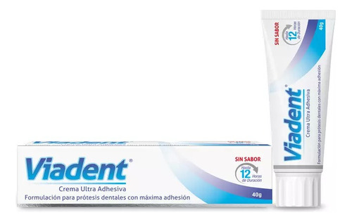 Viadent Crema Ultra Adhesiva Para Prótesis Dentales 40g