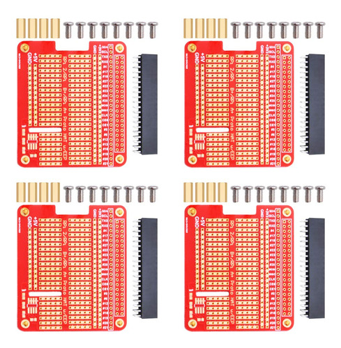 Geeekpi 4x Prototipo Breakout Diy Breadboard Pcb Shield Boar