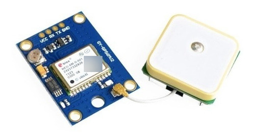 Modulo Gps Neo-6m Ublox Con Antena Compatible Con Placa Uno
