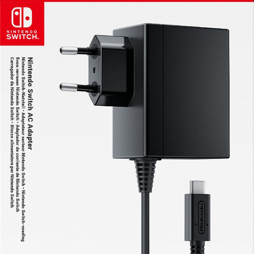 Imagen 2 de 2 de Cargador Transformador Nintendo Switch Original