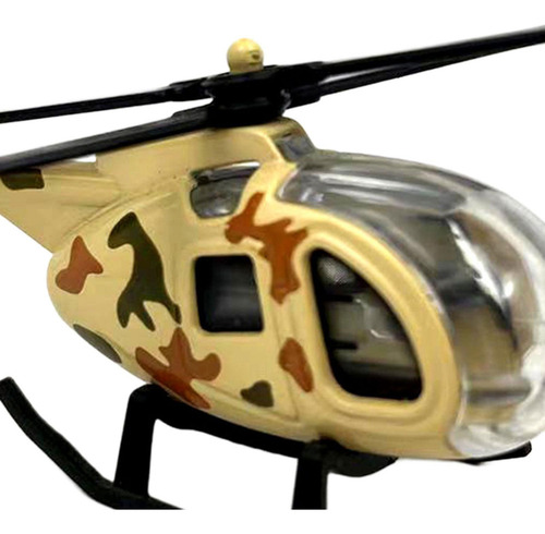 Ff Helicóptero De Aleación Fundida A Presión A Escala 1/64,