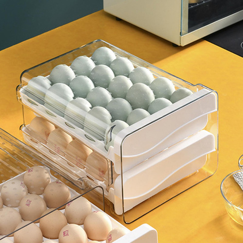 Soporte Para Huevos De 2 Capas Bandeja Para Huevos Tipo De