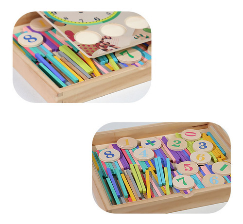 Juguete Montessori Para Contar Bloques De Números Y