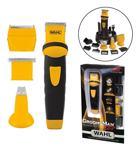 Maquina Wahl Groomsman Pro Sport Recargable Patillera Barba