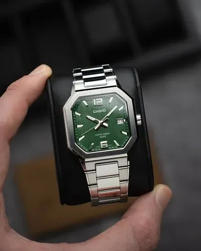 Relógio Casio Cubitus Classic Verde - Mtp-b195d-3avdf | MercadoLivre