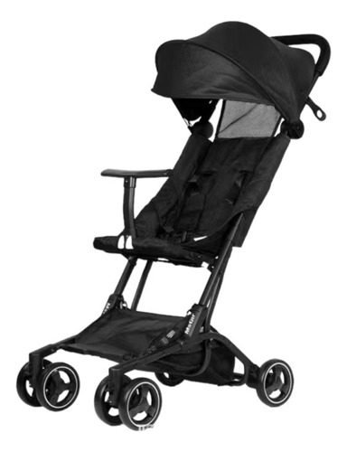 Coche De Paseo Premium Últra Compacto Lubabycas Negro