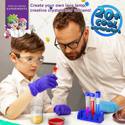 Imagen 3 de 6 de Science Kit For Kids - 21 Experiments Science Set, Great Gif