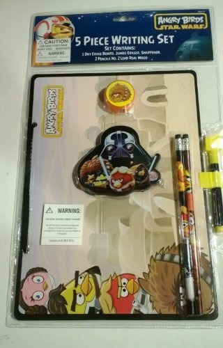 Angry Birds Star Wars 5 Pieza De Escritura Set.