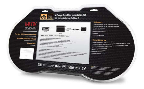 Kit De Instalación Dblink Me0k Calibre 0 De 5,18m 100% Cobre