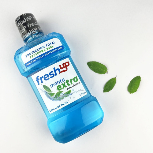 Enjuague Bucal Fresh Up Menta Extra - Pack X 4u De 500ml C/u