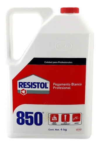Pegamento Blanco Resistol 850 1857124 4 Kg 15201550