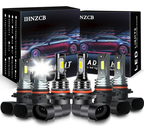 Kit De Faros Led Para Chevy Silverado 1500 2500 2003-2006