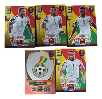 Comprar Lote X 5 Cartas De Ghana Adrenalyn Qatar 2022